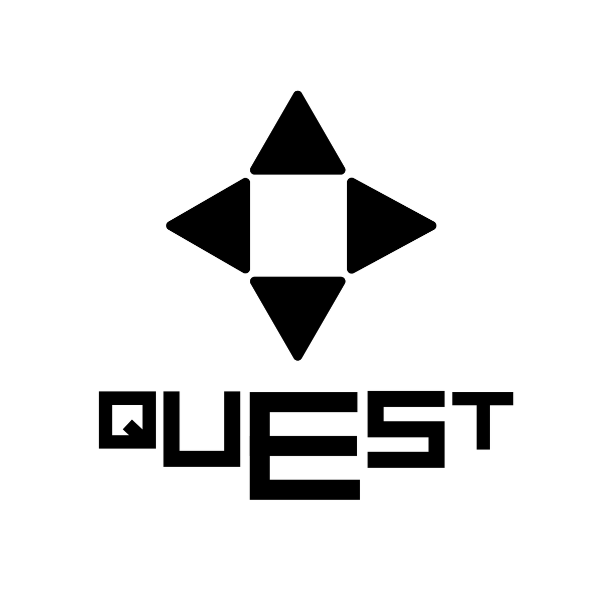 Quest arrow-based logo direction